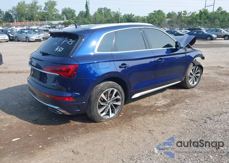 2022 Audi Q5 Premium Plus 45 z USA, uszkodzony, nr VIN WA1EAAFY3N2086416